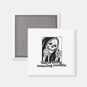 Je doet het geweldig lieverd1 magneet (Voorkant / Achterkant)