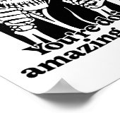 Je doet het geweldig lieverd1 poster (Hoek)