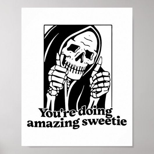 Je doet het geweldig lieverd1 poster (Voorkant)