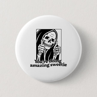 Je doet het geweldig lieverd1 ronde button 5,7 cm