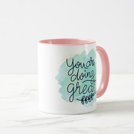 Je doet het geweldig mok (Voorkant rechts)