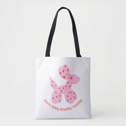 Je Doet Het Geweldig Schatje Citaat Design | Schat Tote Bag (Voorkant)