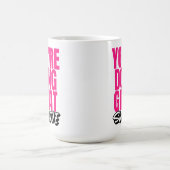 Je doet het geweldig schatje! koffie-Mok Koffiemok (Center)