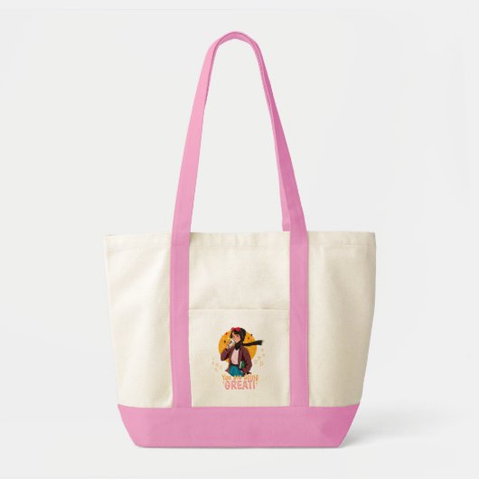 Je doet het geweldig tote bag (Voorkant)