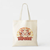 Je doet SuPURR Tote Bag (Achterkant)