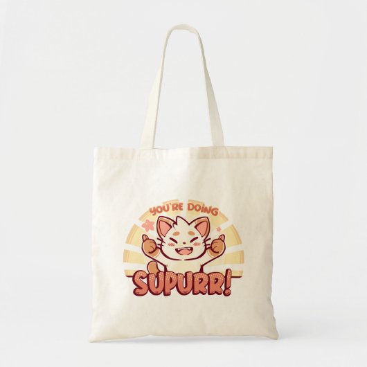 Je doet SuPURR Tote Bag (Voorkant)