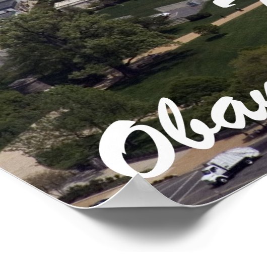 Je dollars gingen met de WIND-Bedankt naar Obama.. Poster (Hoek)