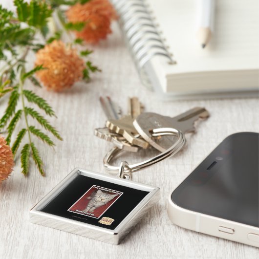 Je domheid knippert 2 sleutelhanger (Zijkant)