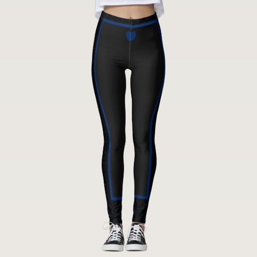Je donkere hart leggings (Voorkant)