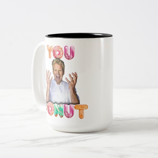 Je donut koffie mok (Voorkant links)