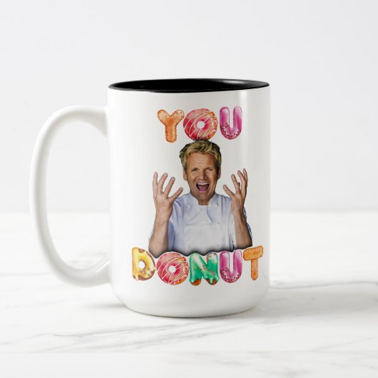 Je donut koffie mok (Links)