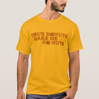 Je donuts maken me tot nors t-shirt