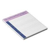 Je draagt het paspoort naar je eigen geluk notitieblok (Schuin)