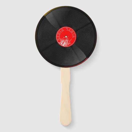 Je draait me om. handwaaier (Achterkant)