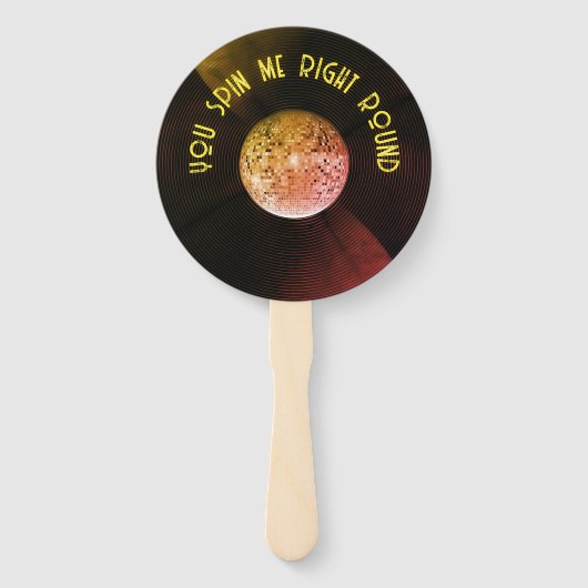 Je draait me om. handwaaier (Voorkant)