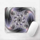 Je draait me rond, fractale kunst muismat (Met muis)