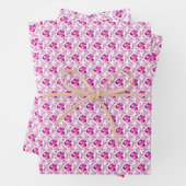 JE DRAAIT MIJN WERELD ROZE Romantische Aarde Hart  Inpakpapier Vel (In situ)