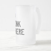 JE DRINK HIER MATGLAS BIERPUL (Voorkant rechts)