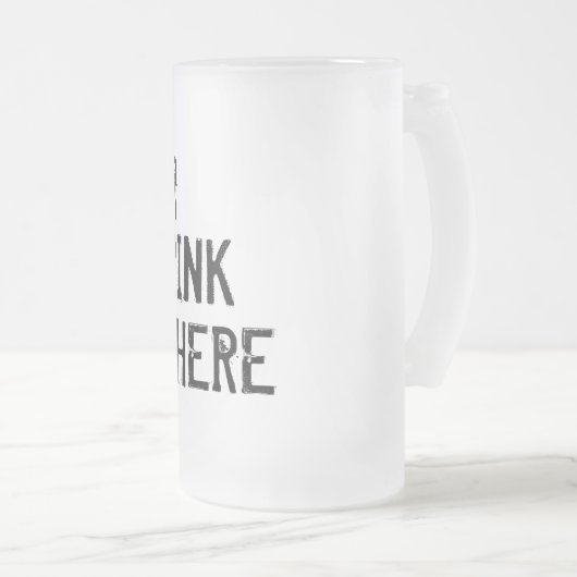 JE DRINK HIER MATGLAS BIERPUL (Voorkant rechts)