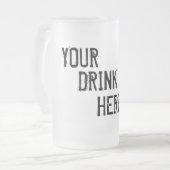 JE DRINK HIER MATGLAS BIERPUL (Voorkant links)