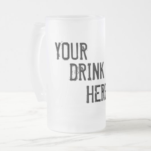 JE DRINK HIER MATGLAS BIERPUL (Voorkant links)