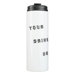 JE DRINK HIER THERMOSBEKER