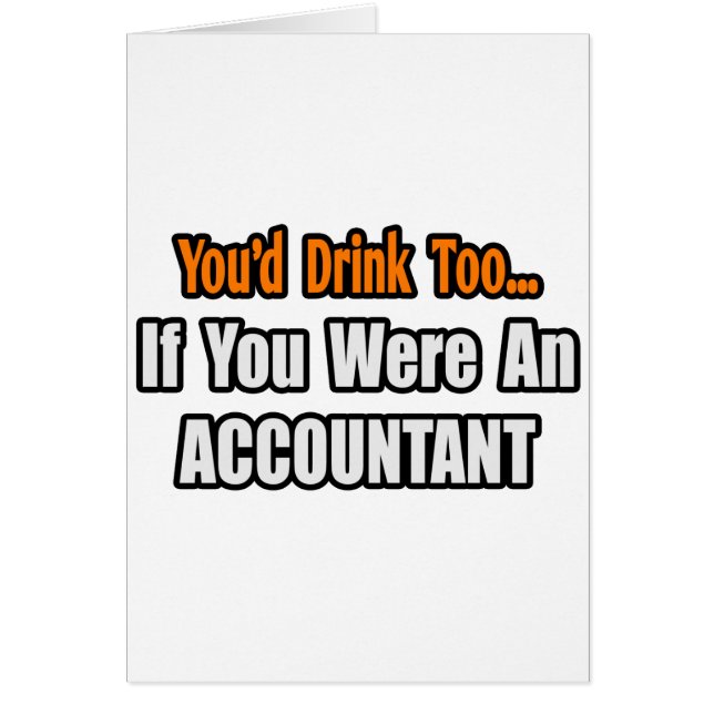 Je Drink ook...accountant (Voorkant)