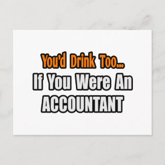 Je Drink ook...accountant Briefkaart