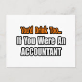 Je Drink ook...accountant Briefkaart (Voorkant)