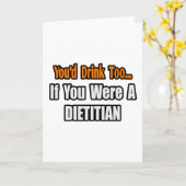 Je Drink ook...diëtist Kaart (Gele Bloem)