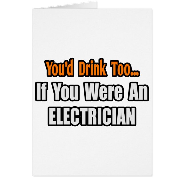Je Drink ook...elektricien (Voorkant)