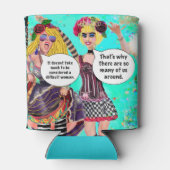 je drink te veel en je stoot te veel en blikjeskoeler (Achterkant)