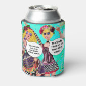 je drink te veel en je stoot te veel en blikjeskoeler (Blikje Achterkant)