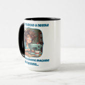 Je Drink te veel koffie als.. Mok (Voorkant links)