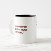 Je Drink te veel koffie bij Mok (Voorkant links)