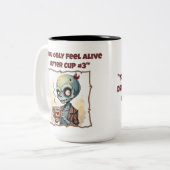 Je Drink te veel koffie bij Mok (Voorkant links)