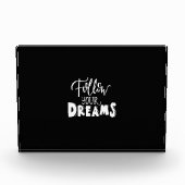 je dromen volgen fotoblokken (Voorkant)