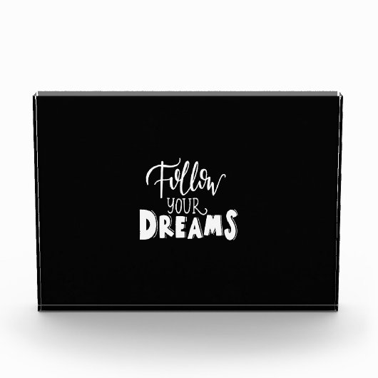 je dromen volgen fotoblokken (Voorkant)