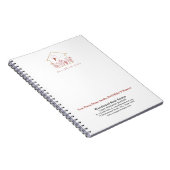 Je droomhuis wacht op je | makelaar in budgetmarke notitieboek (Rechterzijde)