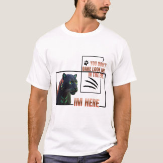Je durft me niet in de ogen te kijken .Zwarte Pant T-shirt