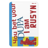 Je durft te wedden dat ik Rusyn ben! Magneet (Verticaal)