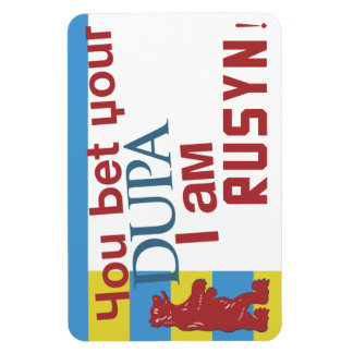 Je durft te wedden dat ik Rusyn ben! Magneet