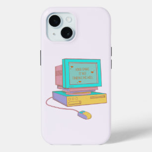 Je e-mail komt niet goed bij me over Funny Retro iPhone 15 Case
