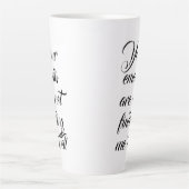 Je e-mails vinden me niet goed latte mok (Voorkant)