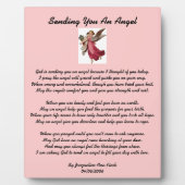 Je een engel Plaque sturen Fotoplaat (Voorkant)