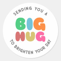 Je een grote knuffel sturen