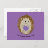 Je een Hedgehug Hégel sturen Briefkaart (Voorkant / Achterkant)