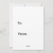 Je een Hedgehug Hégel sturen Feestdagenkaart (Achterkant)