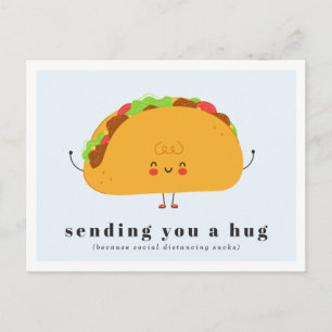 Je een hug sturen   Taco Love Briefkaart