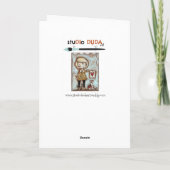 Je een hug sturen - Wenskaart Kaart (Achterkant)